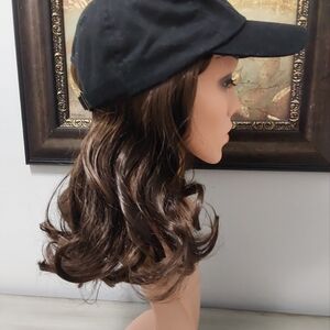 Baseball wig hat